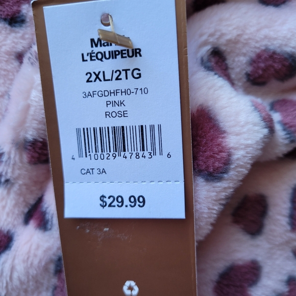 Denver Hayes Plush Jogger in Pink Hearts, BNWT, Size 2X - Picture 8 of 8